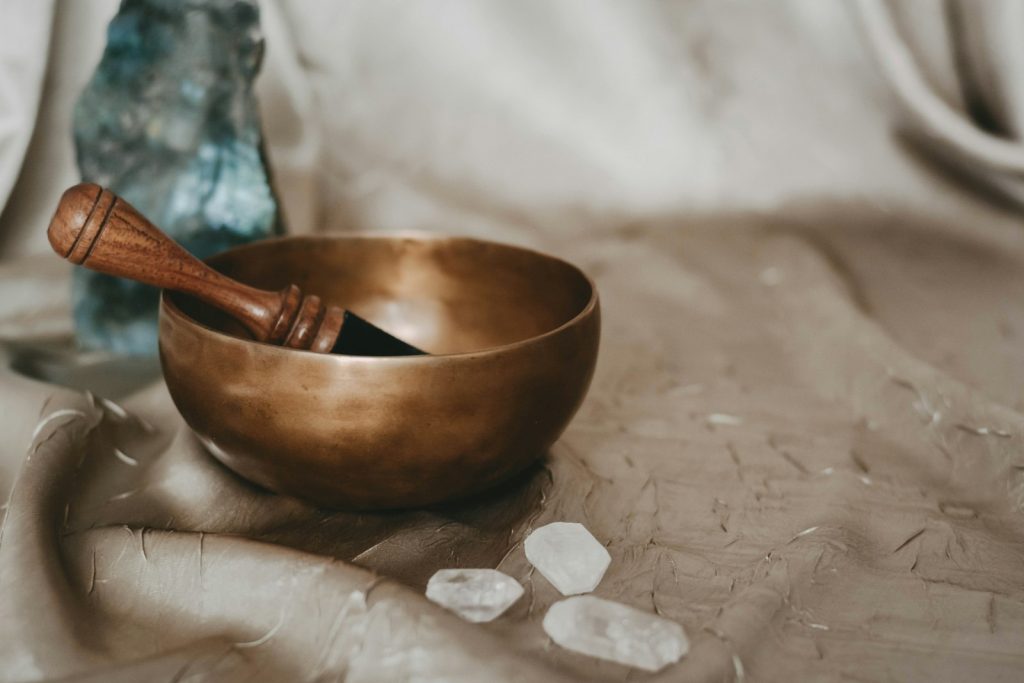singing bowl for holistic addiction treatment